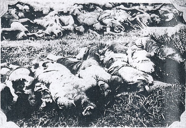 日本人居留民の遺体