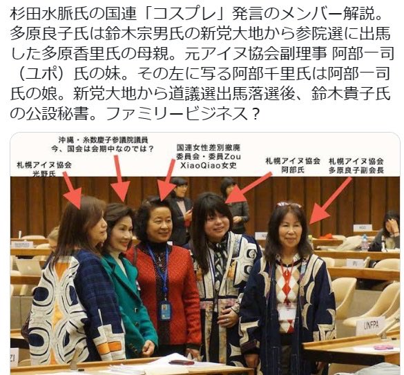 RT杉田水脈議員は国連で日本批判と戦った−問題発言の背景を考えよう