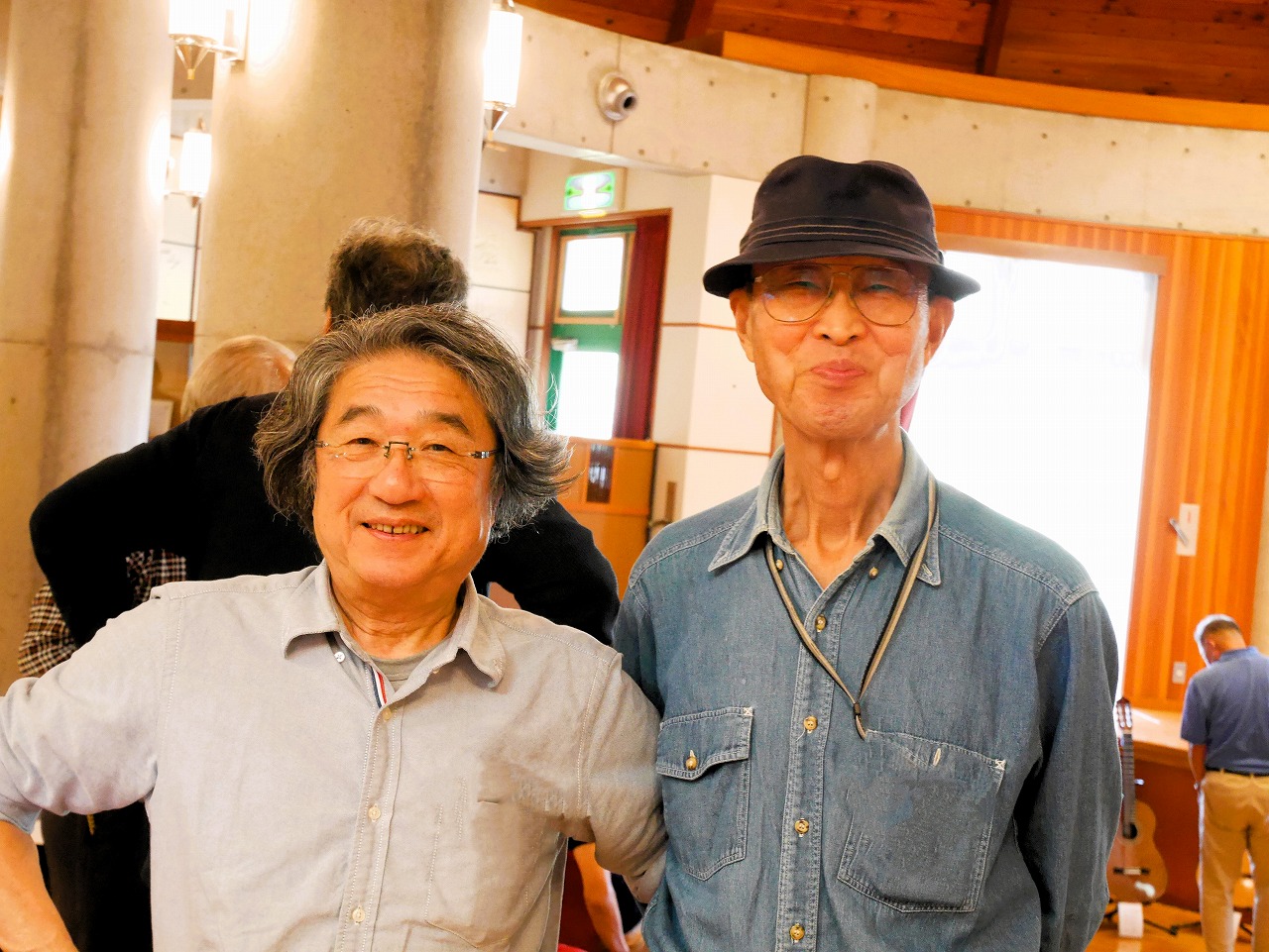 小林純さん（左）と大図昭さん
