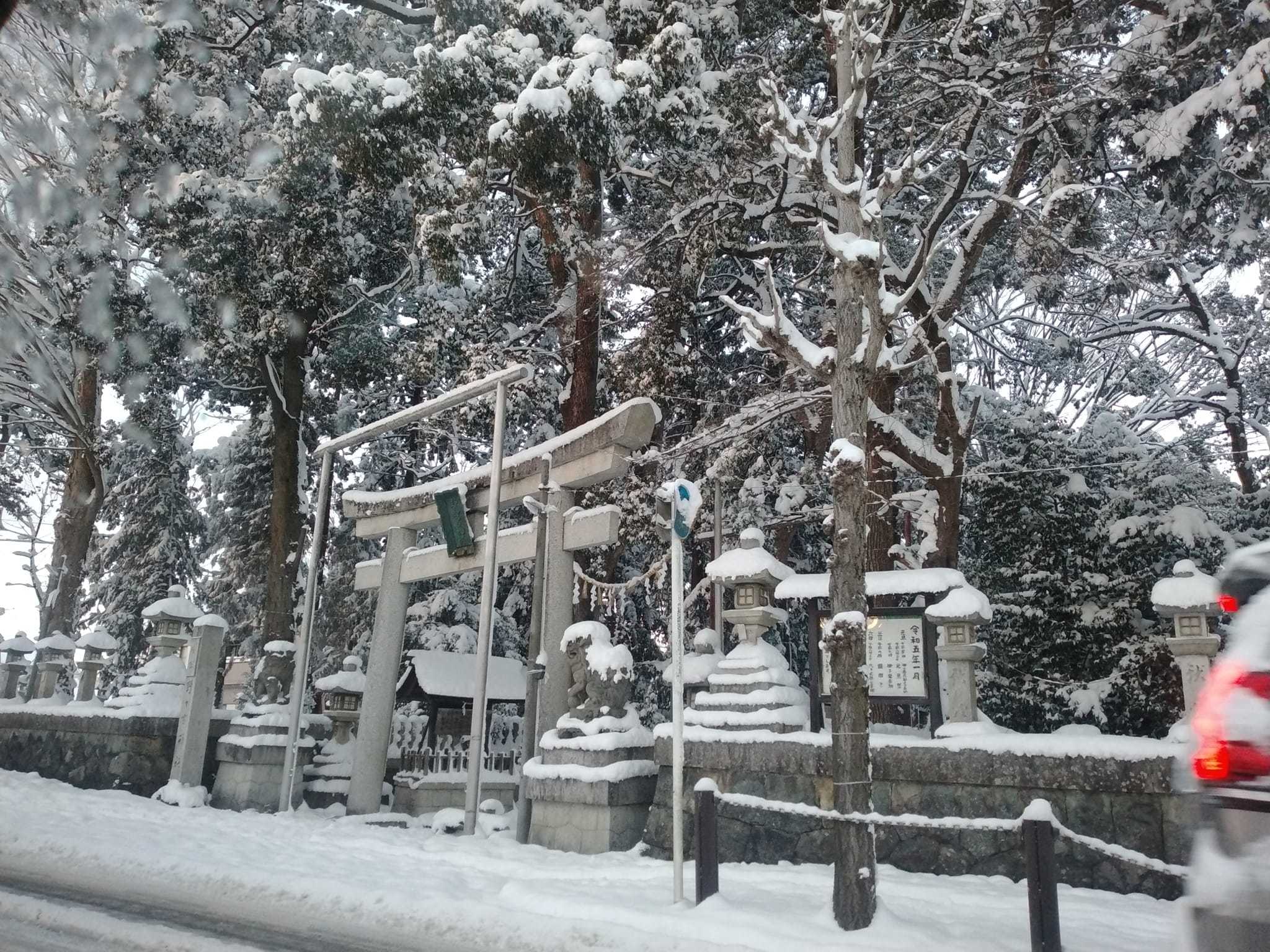 冬の野々宮神社