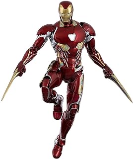 Infinity Saga[インフィニティ サーガ] DLX Iron Man Mark 50[DLX アイアンマン マーク50] 1/12スケール ABS&PVC&亜鉛合金&その他の金属製 塗装済み可動フィギュア 再販分