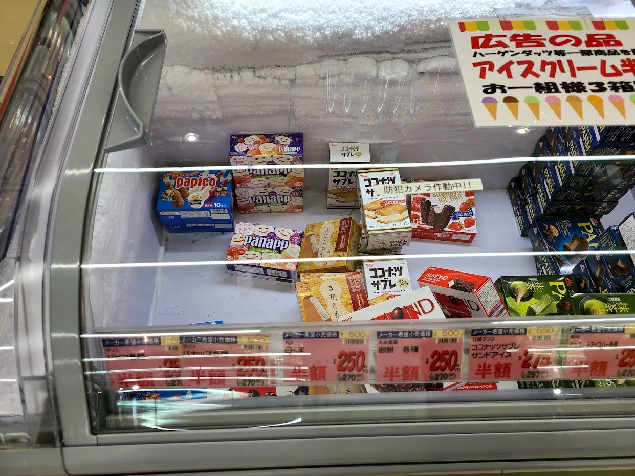 9月12日ビック富士の半額でも売れ残ったアイス (6)