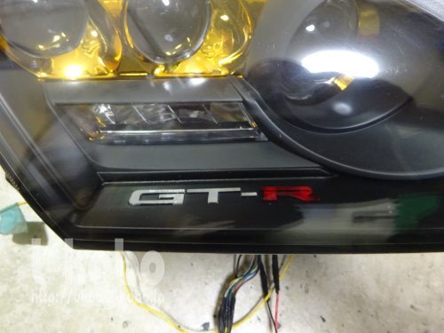 GTRのヘッドライト加工3