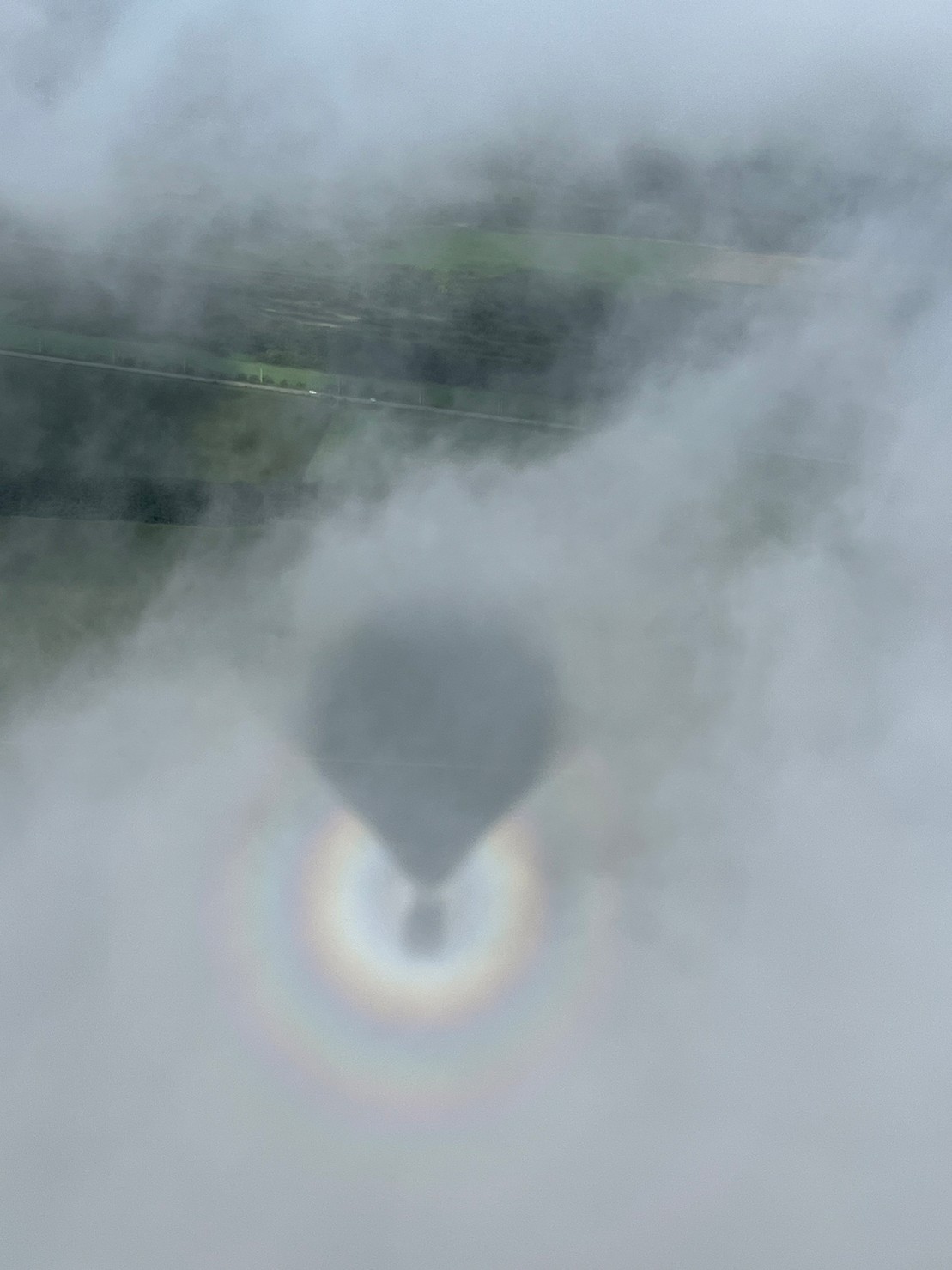 気球雲海に突入