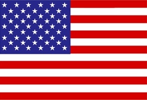 アメリカ合衆国の国旗のイラスト