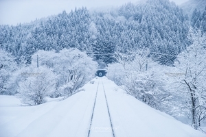 冬の秋田内陸縦貫鉄道