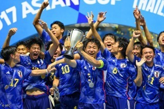 Japan became champion of the U17 asian cuo beating South Korea