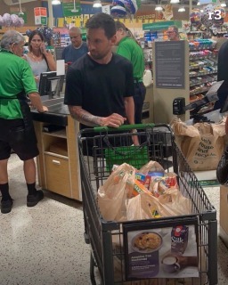 Only in America could Messi go shopping and not get recognised by anyone