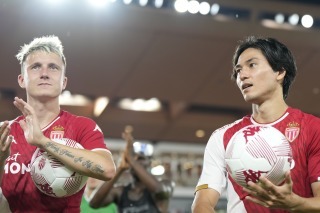 Monaco 3-0 Strasbourg - Takumi Minamino 2 goals