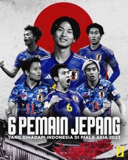 Kaoru Mitoma (Brighton), Daichi Kamada (Lazio), Junya Ito (Reims), Takumi Minamino (Monaco), Takefusa Kubo (Sociedad), dan Wataru Endo (Liverpool)