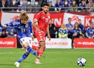 Japan [1] - 0 Tunisia - Kyogo Furuhashi goal