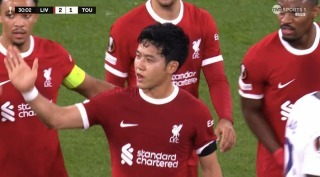 Liverpool [2] - 1 Toulouse - Endo goal