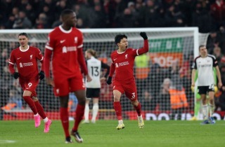 ENDO EQUALISES FOR LIVERPOOL Liverpool 3-3 Fulham