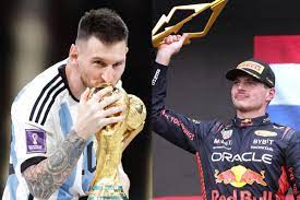 World Champions Lionel Messi and Max Verstappen