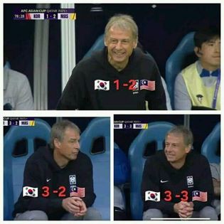 South Korea manager Jürgen Klinsmann blames officiating for key Malaysian goals in draw