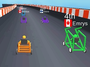 自分が描いた車で障害レースゲーム【Drawing Cars 3D】