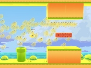フラッピーバードのマルチプレイゲーム【Flappy Bird Race】