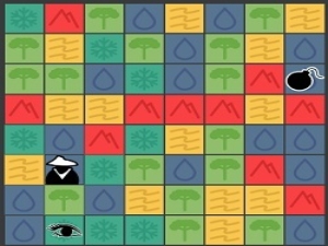 見えない敵の位置を予想するターン制ボードゲーム【パウンス】