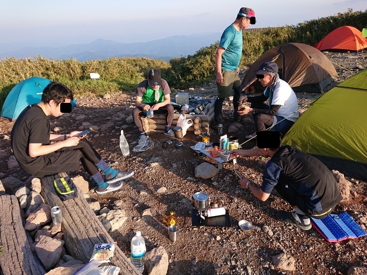 氷ノ山登山　夕食