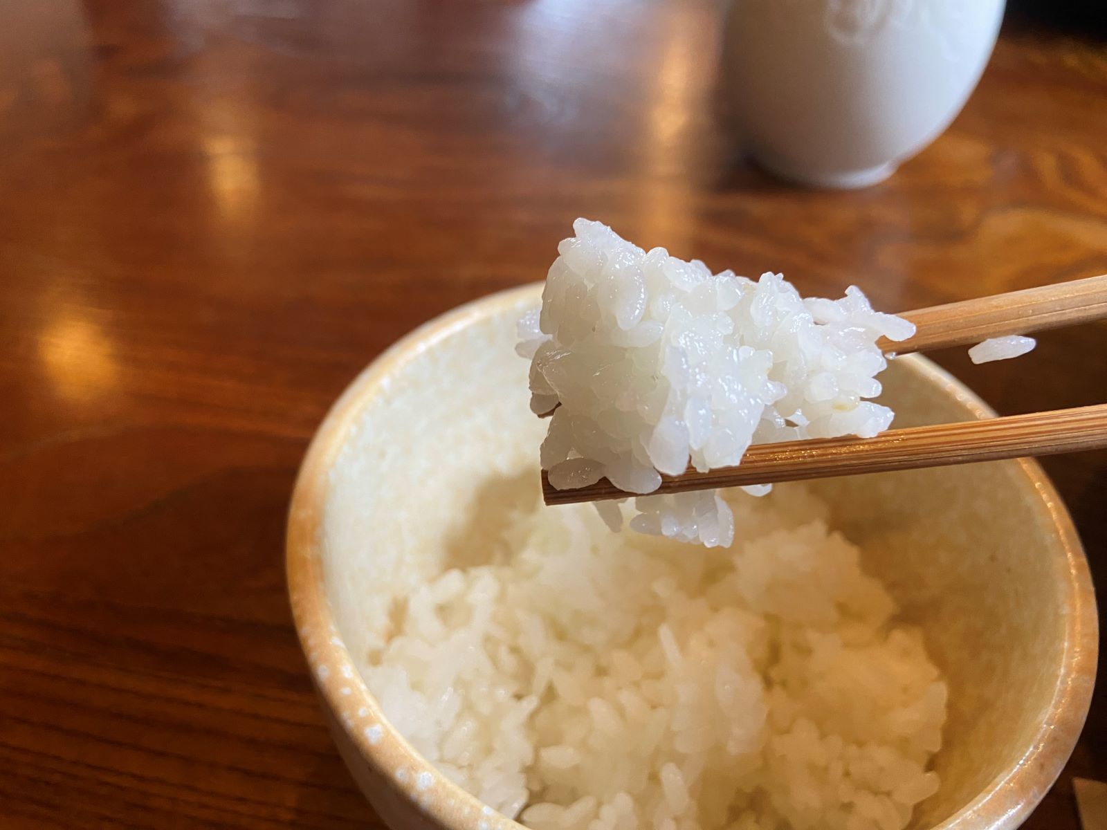 寿楽庵　ネバネバ蕎麦三昧　ご飯　いただきます