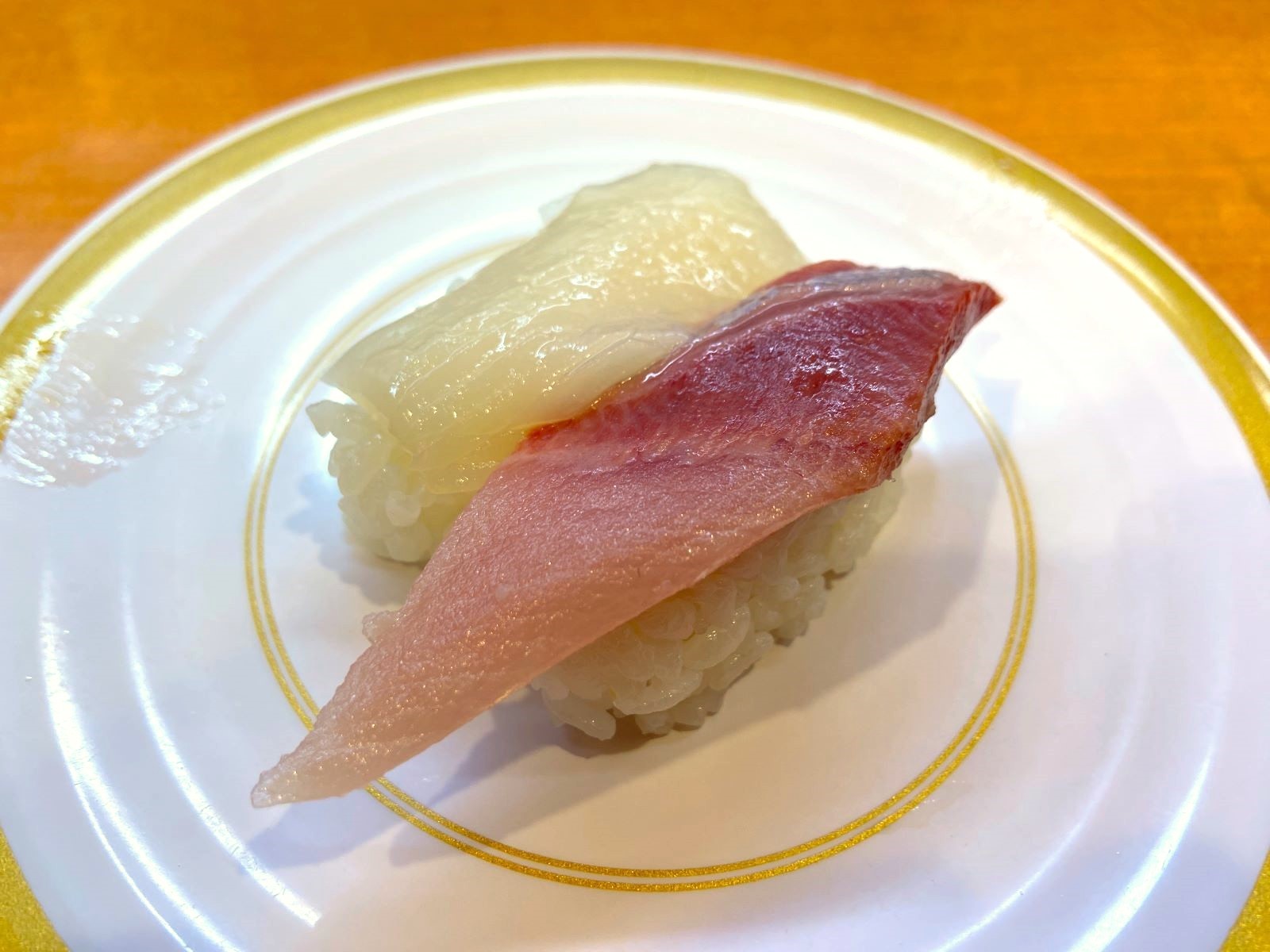 かっぱ寿司　豊岡店　活〆寒ぶり・いかに種盛り１２１