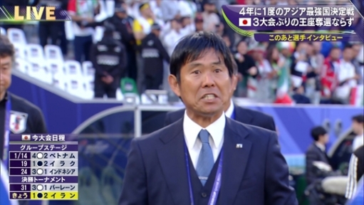 サッカー日本代表、イランに逆転負けでアジアカップ準々決勝敗退ｗｗｗｗ　敗因はなに？