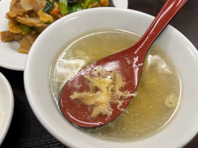 定食14玉子スープ2